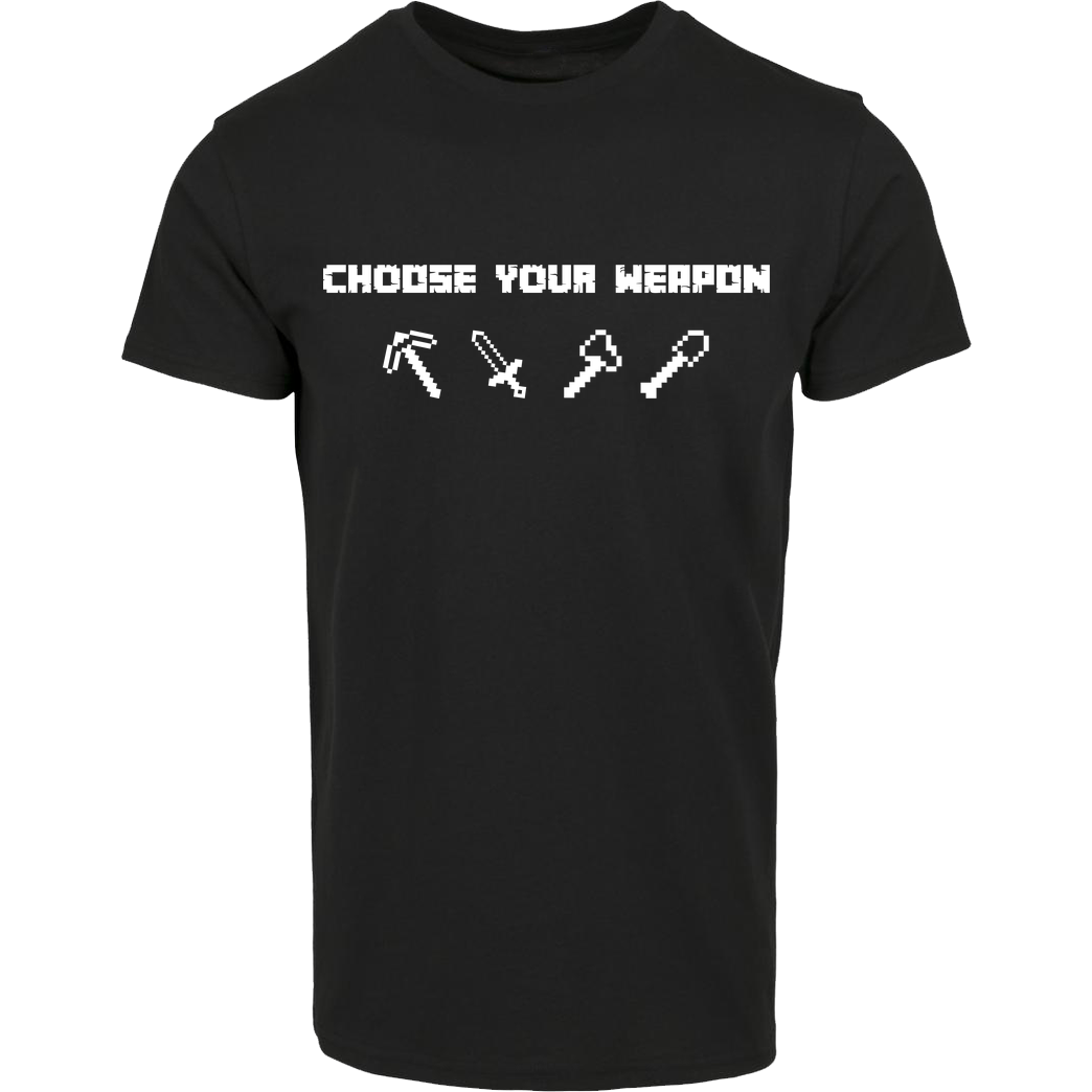 bjin94 Choose Your Weapon MC-Edition T-Shirt House Brand T-Shirt - Black