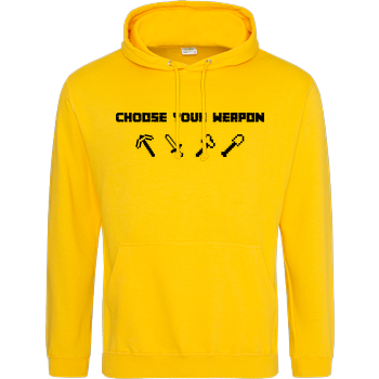 Choose Your Weapon MC-Edition JH Hoodie - Gelb