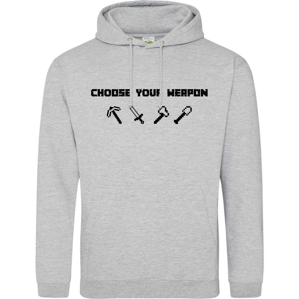 bjin94 Choose Your Weapon MC-Edition Sweatshirt JH Hoodie - Heather Grey