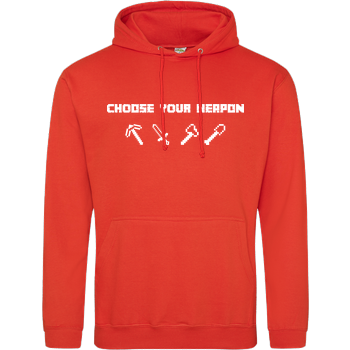Choose Your Weapon MC-Edition JH Hoodie - Orange