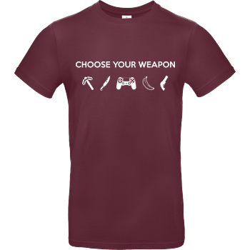 Choose Your Weapon v1 B&C EXACT 190 - Burgundy
