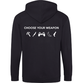 Choose Your Weapon v1 Hoodiejacke schwarz