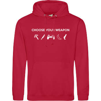 Choose Your Weapon v1 JH Hoodie - red