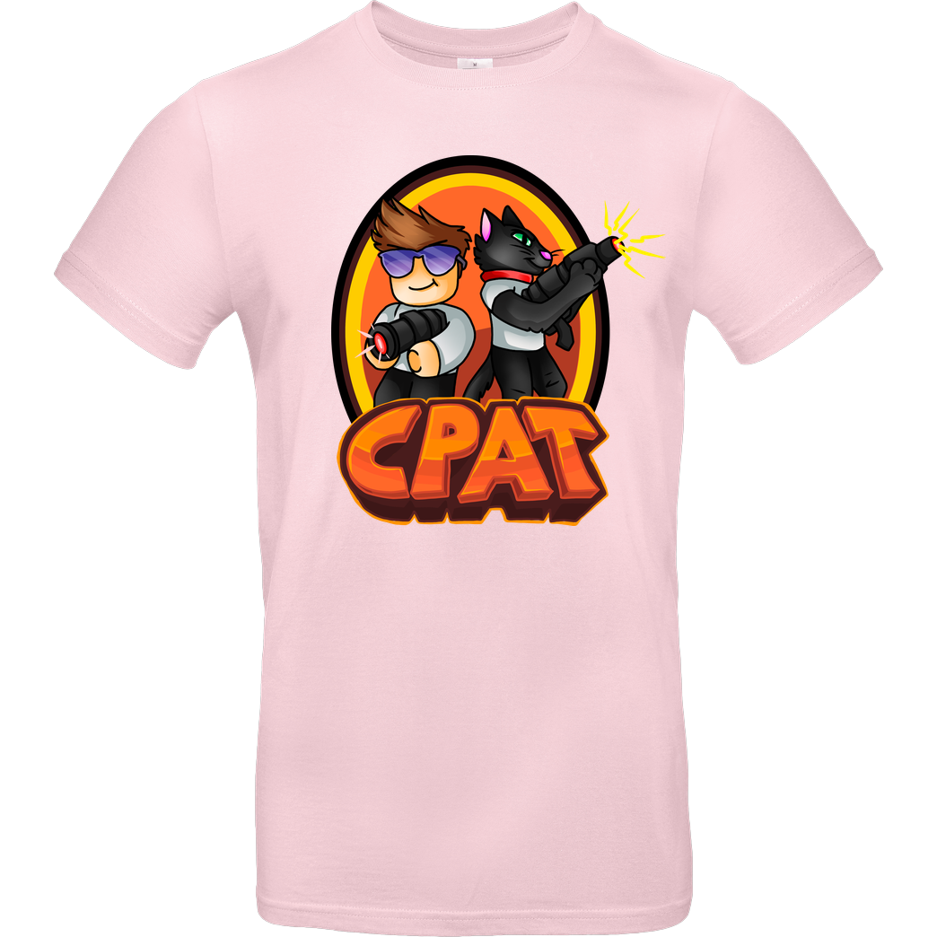 CPat CPat - Crew T-Shirt B&C EXACT 190 - Light Pink