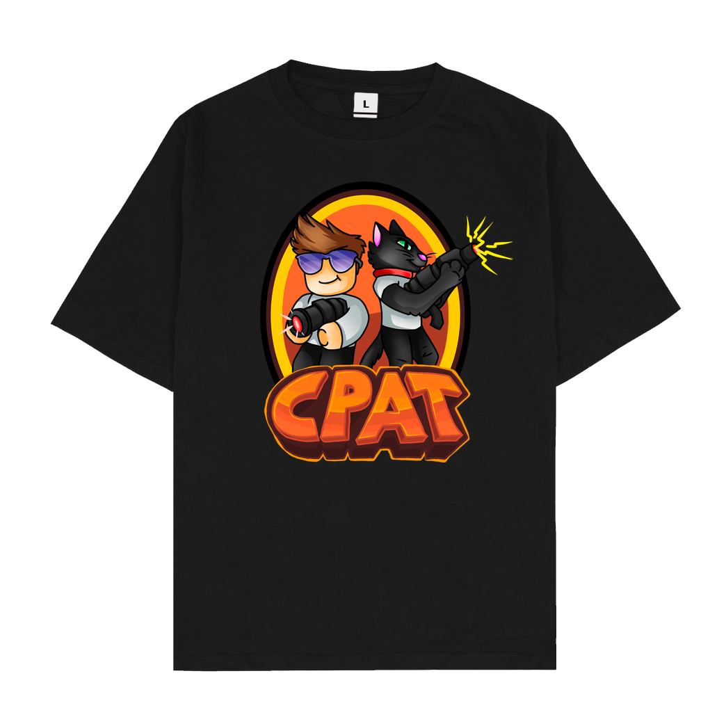 CPat CPat - Crew T-Shirt Oversize T-Shirt - Black