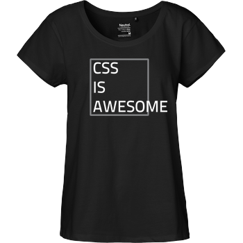 CSS is awesome Fairtrade Loose Fit Girlie - black