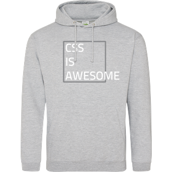 CSS is awesome JH Hoodie - Heather Grey