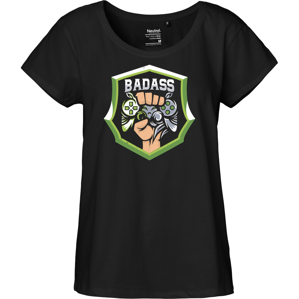 Danny Jesden Danny Jesden - Gamer T-Shirt Fairtrade Loose Fit Girlie - black