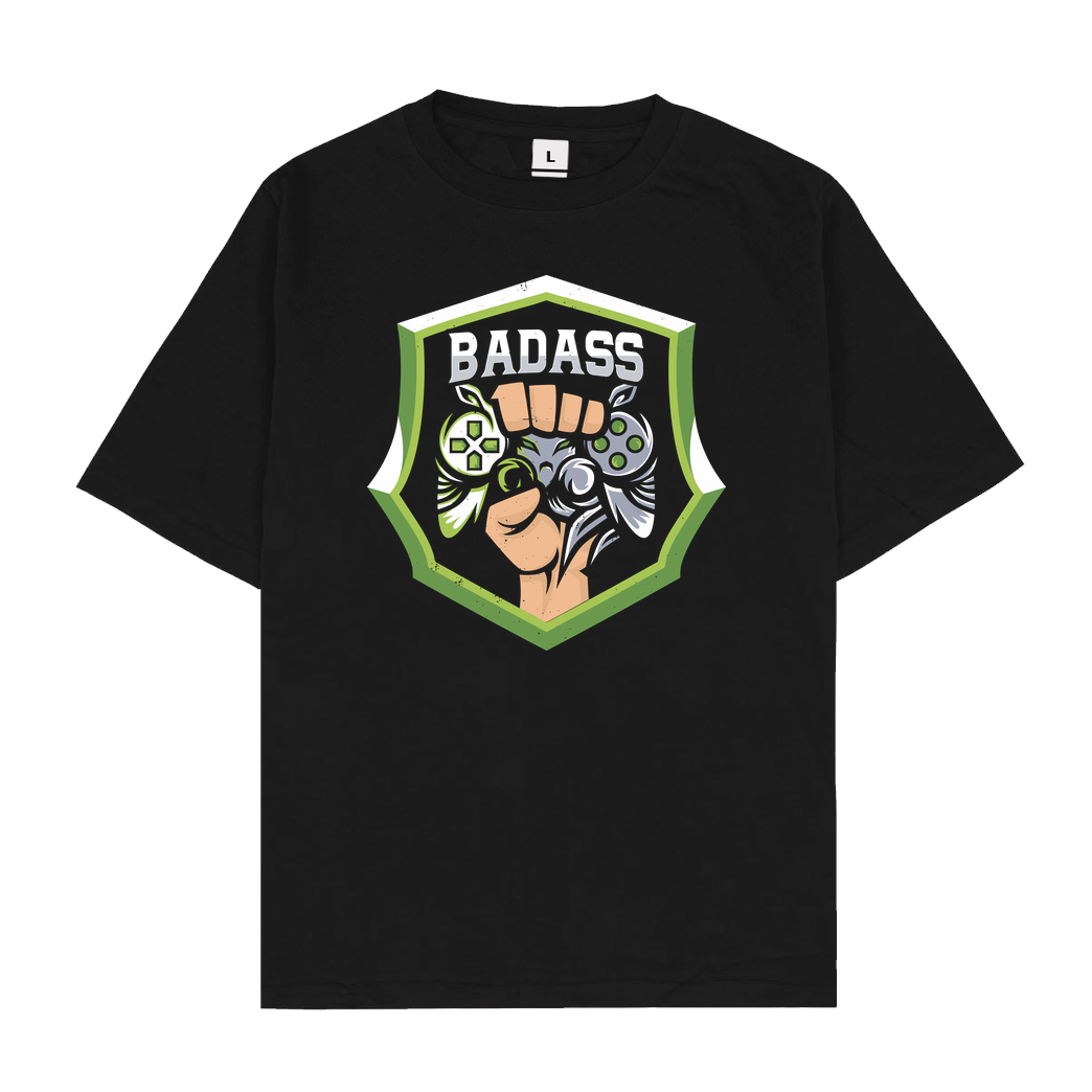 Danny Jesden Danny Jesden - Gamer T-Shirt Oversize T-Shirt - Black