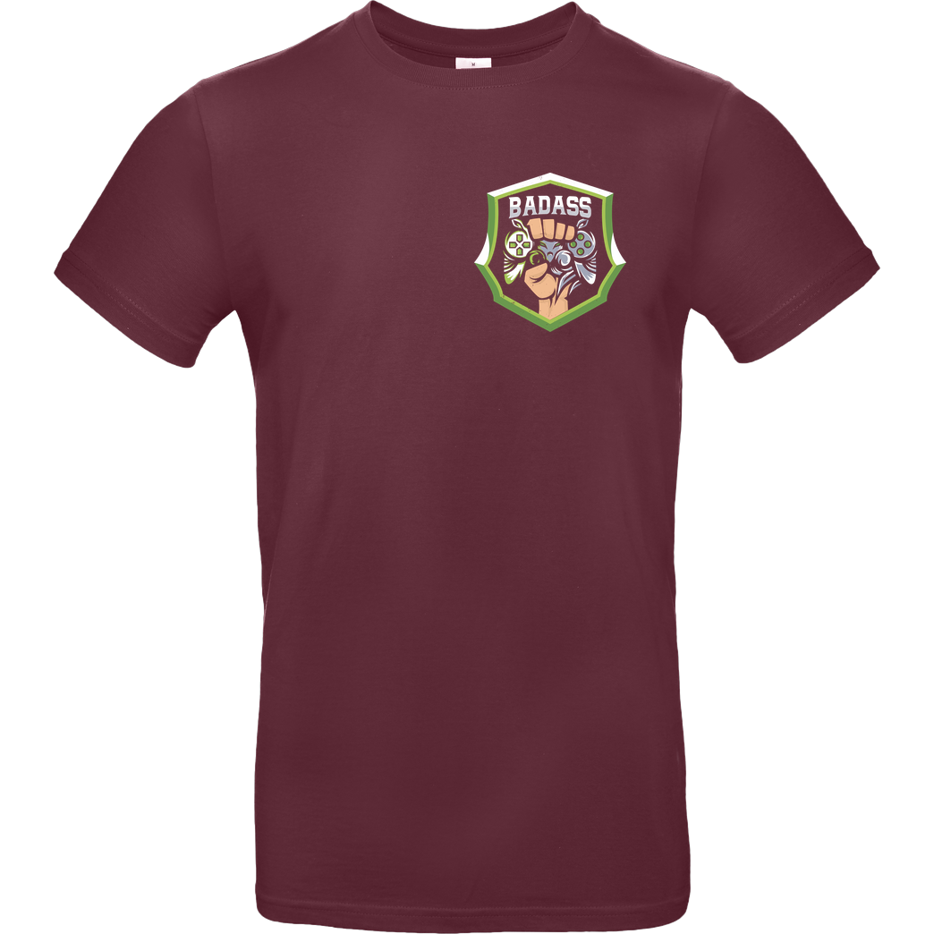Danny Jesden Danny Jesden - Gamer Pocket T-Shirt B&C EXACT 190 - Burgundy