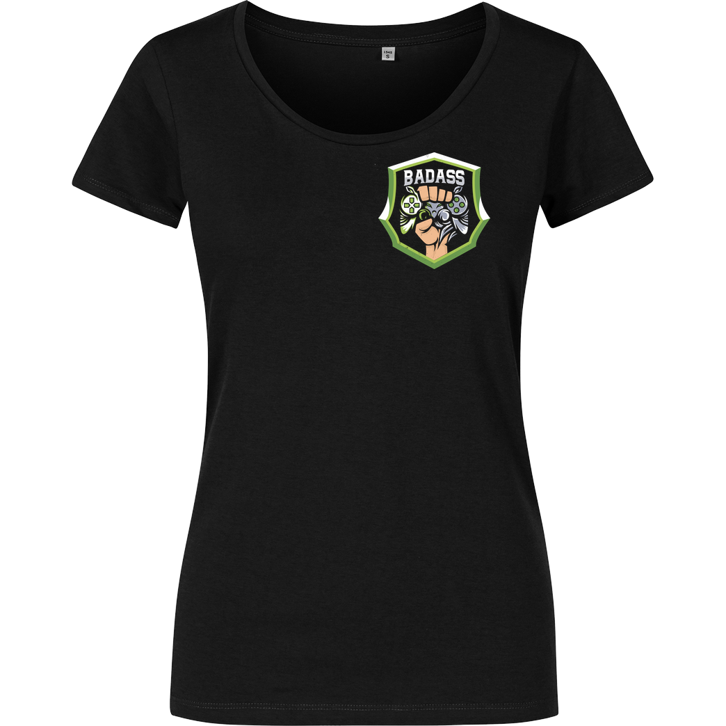Danny Jesden Danny Jesden - Gamer Pocket T-Shirt Girlshirt schwarz