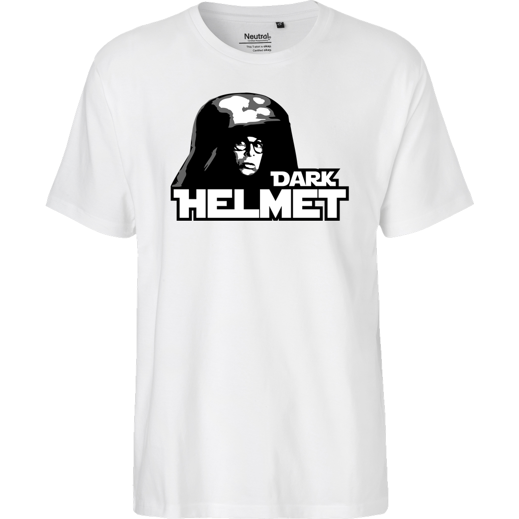 Lennart Dark Helmet T-Shirt Fairtrade T-Shirt - white
