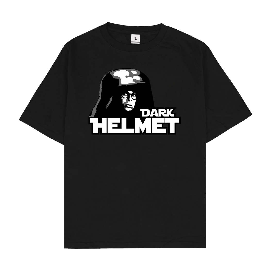 Lennart Dark Helmet T-Shirt Oversize T-Shirt - Black