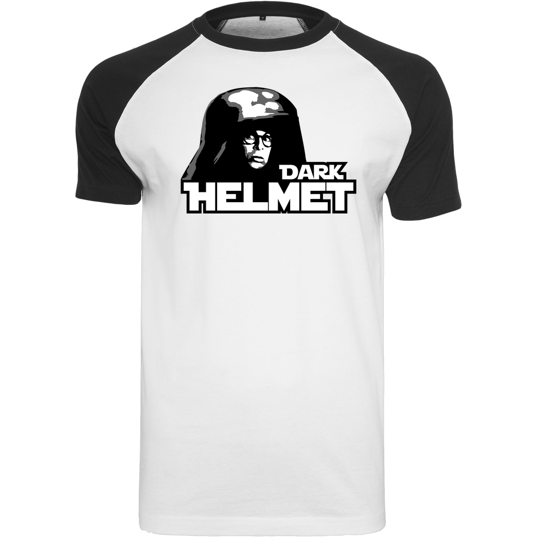 Lennart Dark Helmet T-Shirt Raglan Tee white