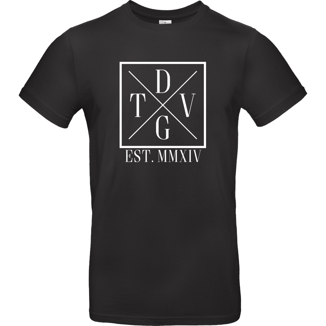 DennisGamingTV DennisGamingTV - X-Logo T-Shirt B&C EXACT 190 - Black