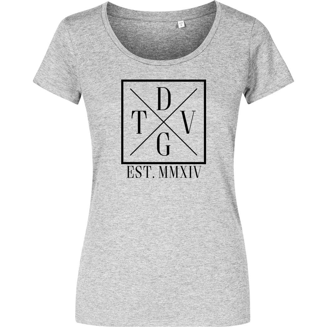 DennisGamingTV DennisGamingTV - X-Logo T-Shirt Girlshirt heather grey