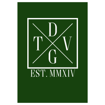 DennisGamingTV - X-Logo Art Print green