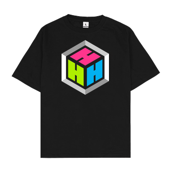Der Hacki - Logo Oversize T-Shirt - Black