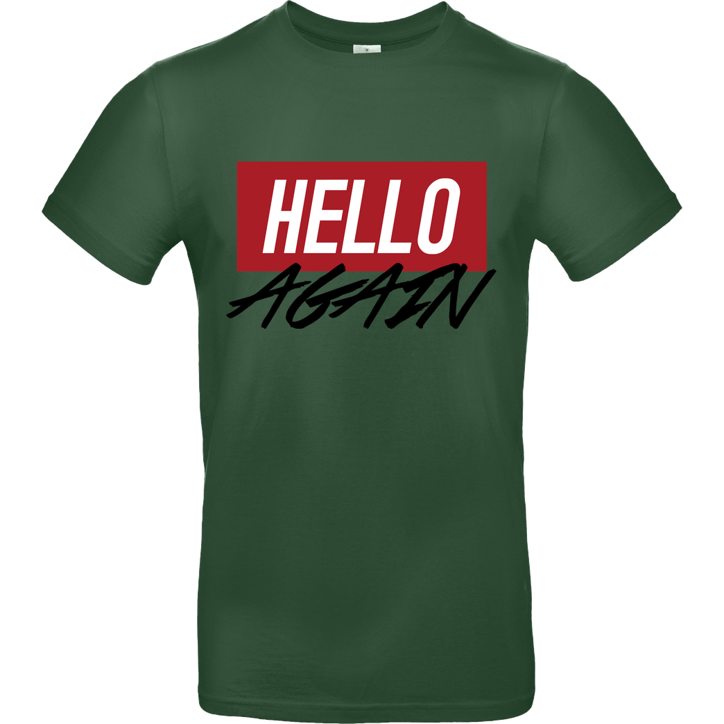 Der Keller Der Keller - Hello Again Red T-Shirt B&C EXACT 190 -  Bottle Green