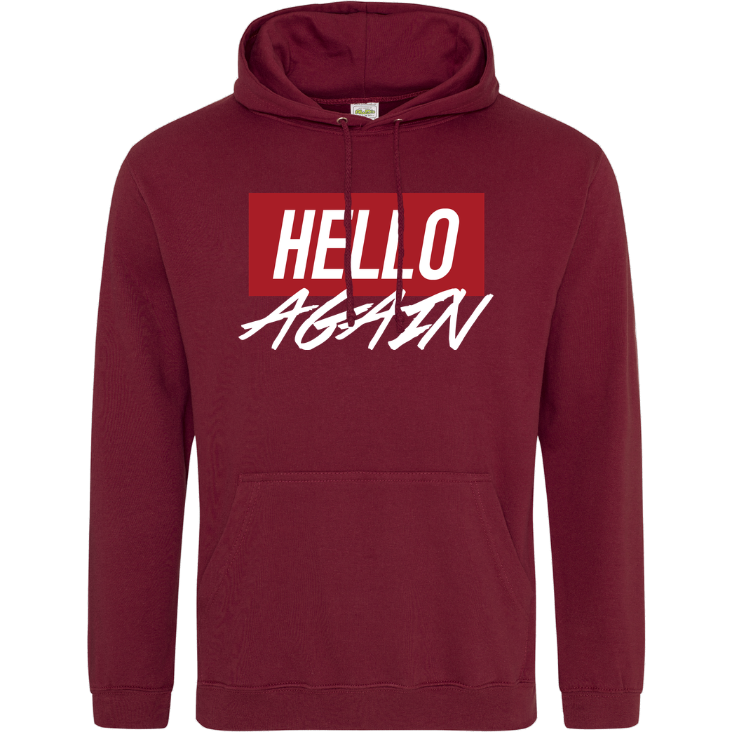 Der Keller Der Keller - Hello Again Red Sweatshirt JH Hoodie - Bordeaux