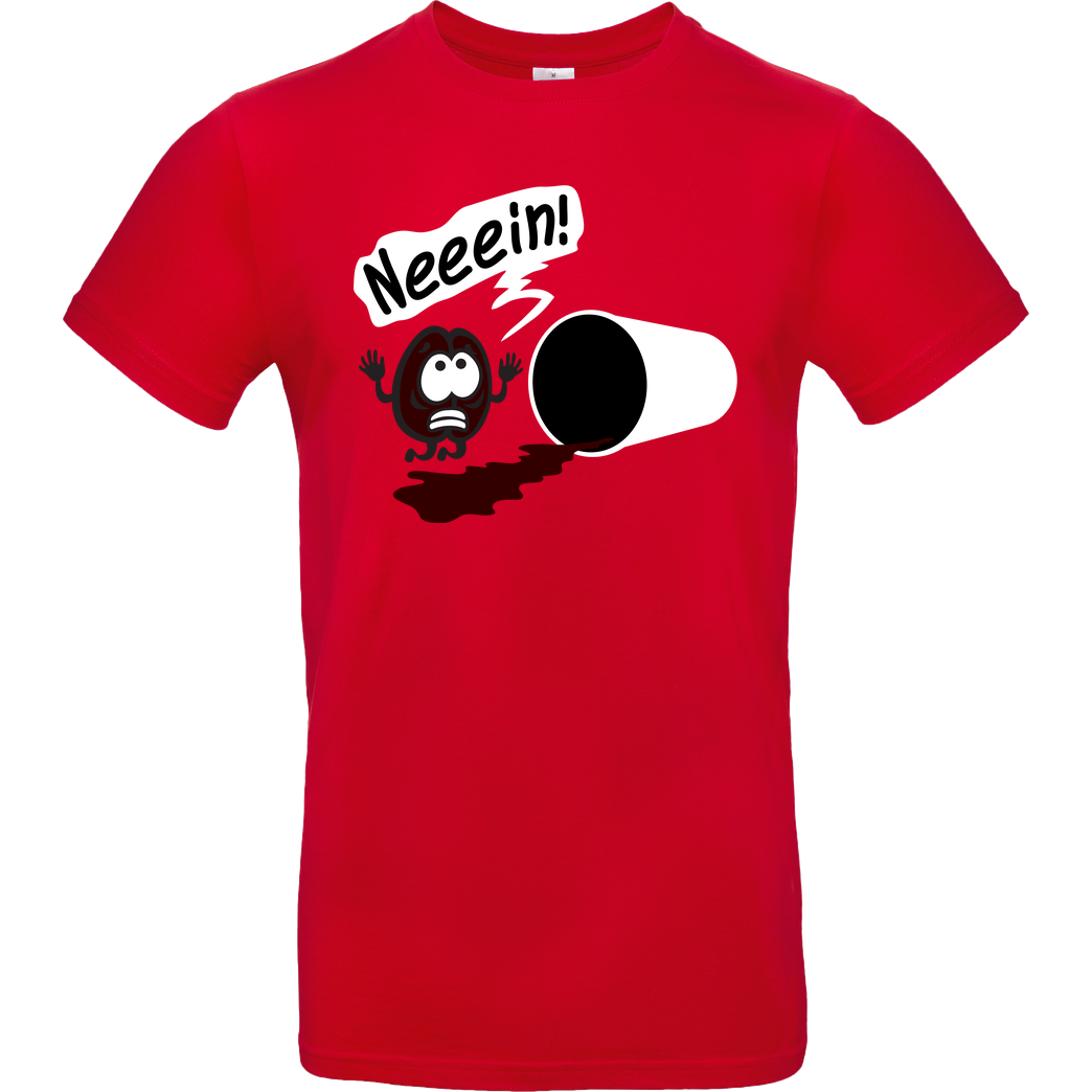 Kopfzirkus Oh no! Coffee T-Shirt B&C EXACT 190 - Red