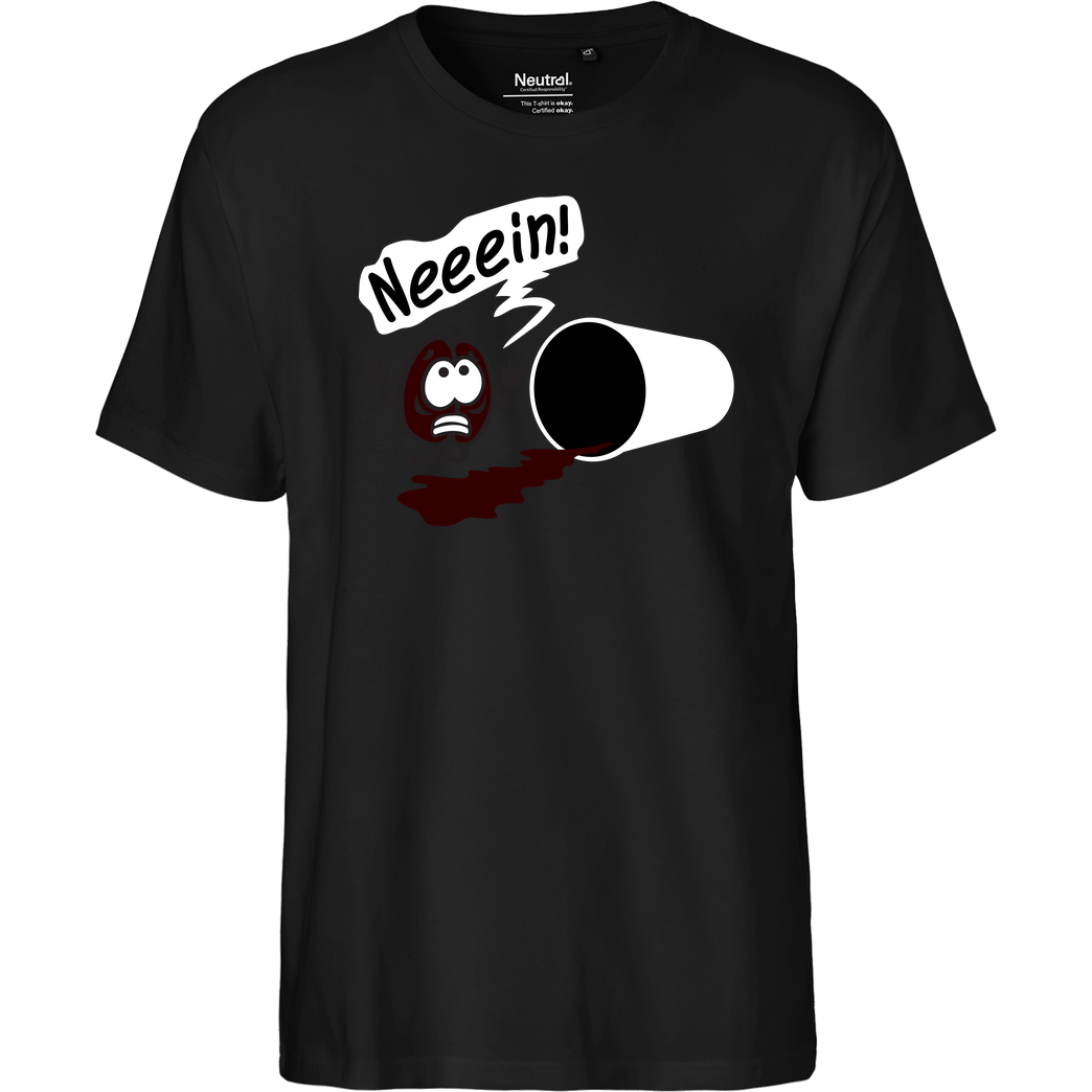 Kopfzirkus Oh no! Coffee T-Shirt Fairtrade T-Shirt - black