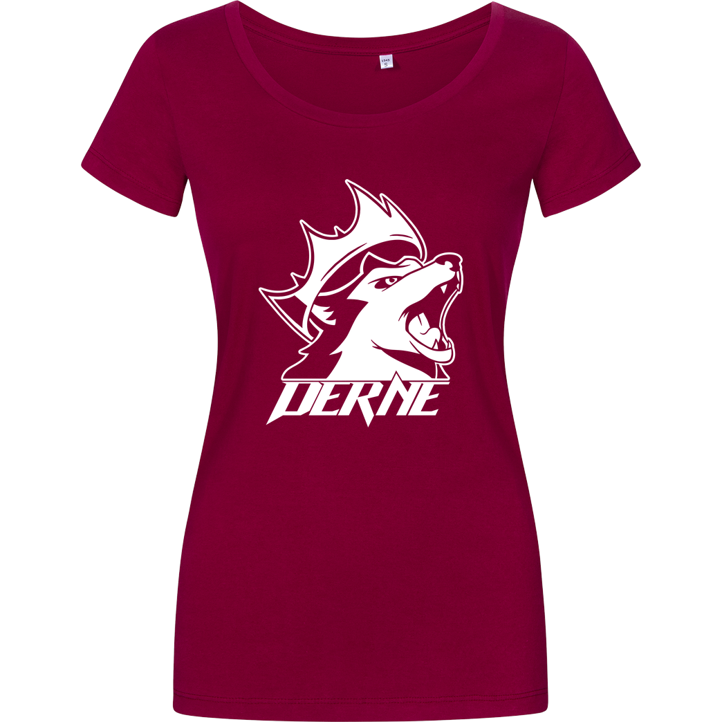 Derne Derne - Howling Wolf T-Shirt Girlshirt berry