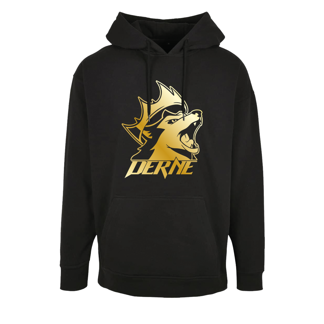 Derne Derne - Howling Wolf Sweatshirt Oversize Hoodie
