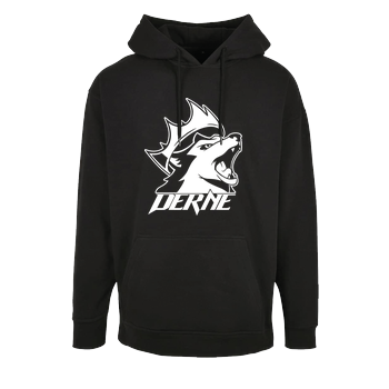 Derne - Howling Wolf Oversize Hoodie