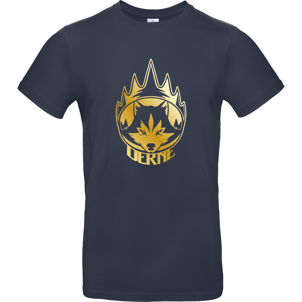 Derne Derne - Wolf T-Shirt B&C EXACT 190 - Navy