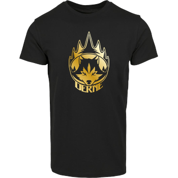 Derne - Wolf House Brand T-Shirt - Black