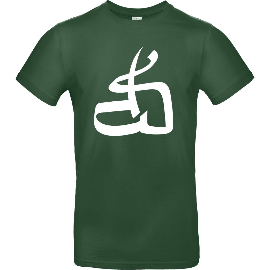 DerSorbus DerSorbus - Kalligraphie Logo T-Shirt B&C EXACT 190 -  Bottle Green