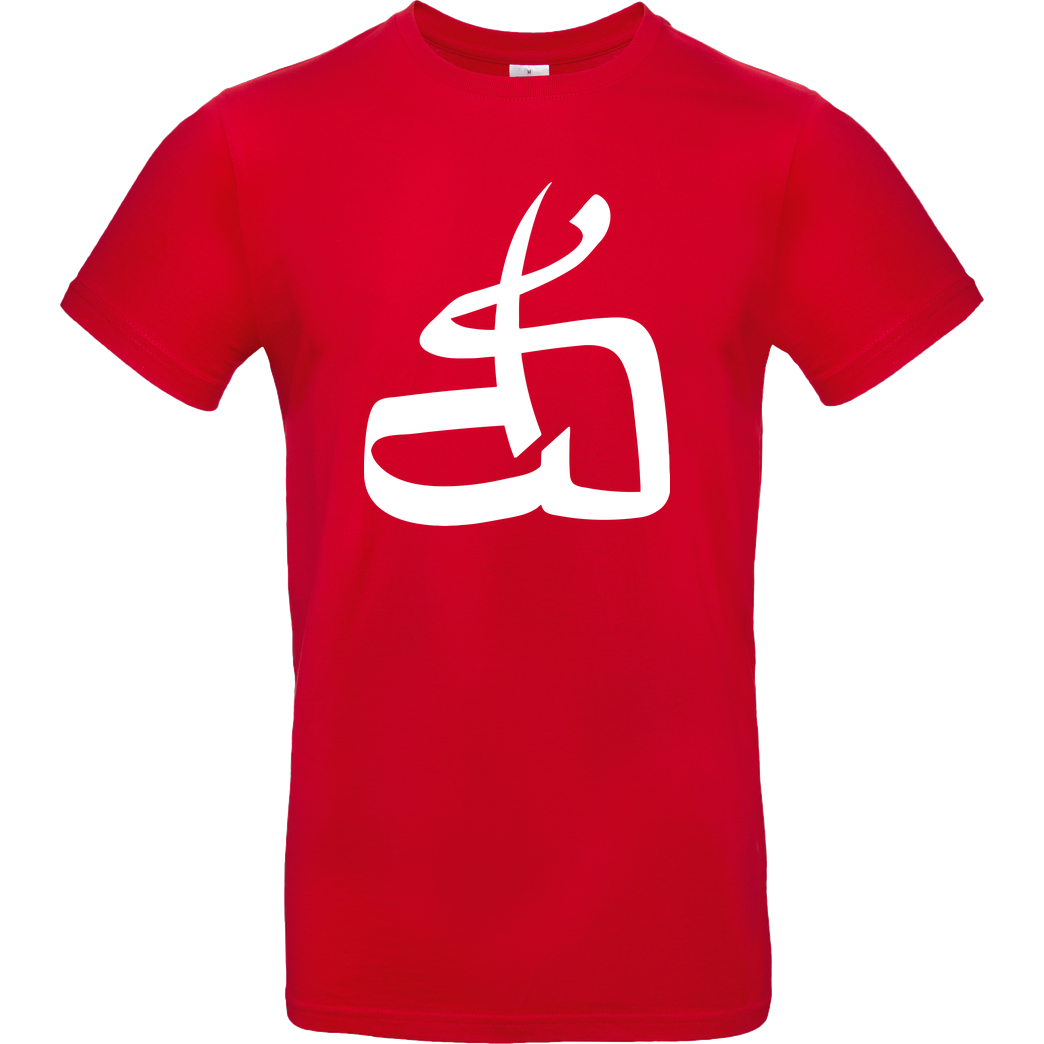 DerSorbus DerSorbus - Kalligraphie Logo T-Shirt B&C EXACT 190 - Red