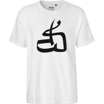 DerSorbus - Kalligraphie Logo Fairtrade T-Shirt - white