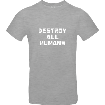 destroy all humans B&C EXACT 190 - heather grey