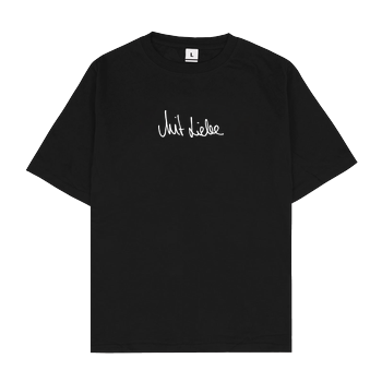 dieserpan - Mit Liebe Oversize T-Shirt - Black