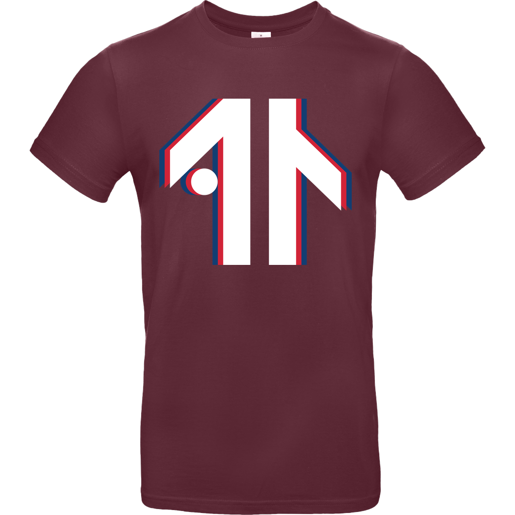 Dustin Dustin Naujokat - Colorway Logo T-Shirt B&C EXACT 190 - Burgundy