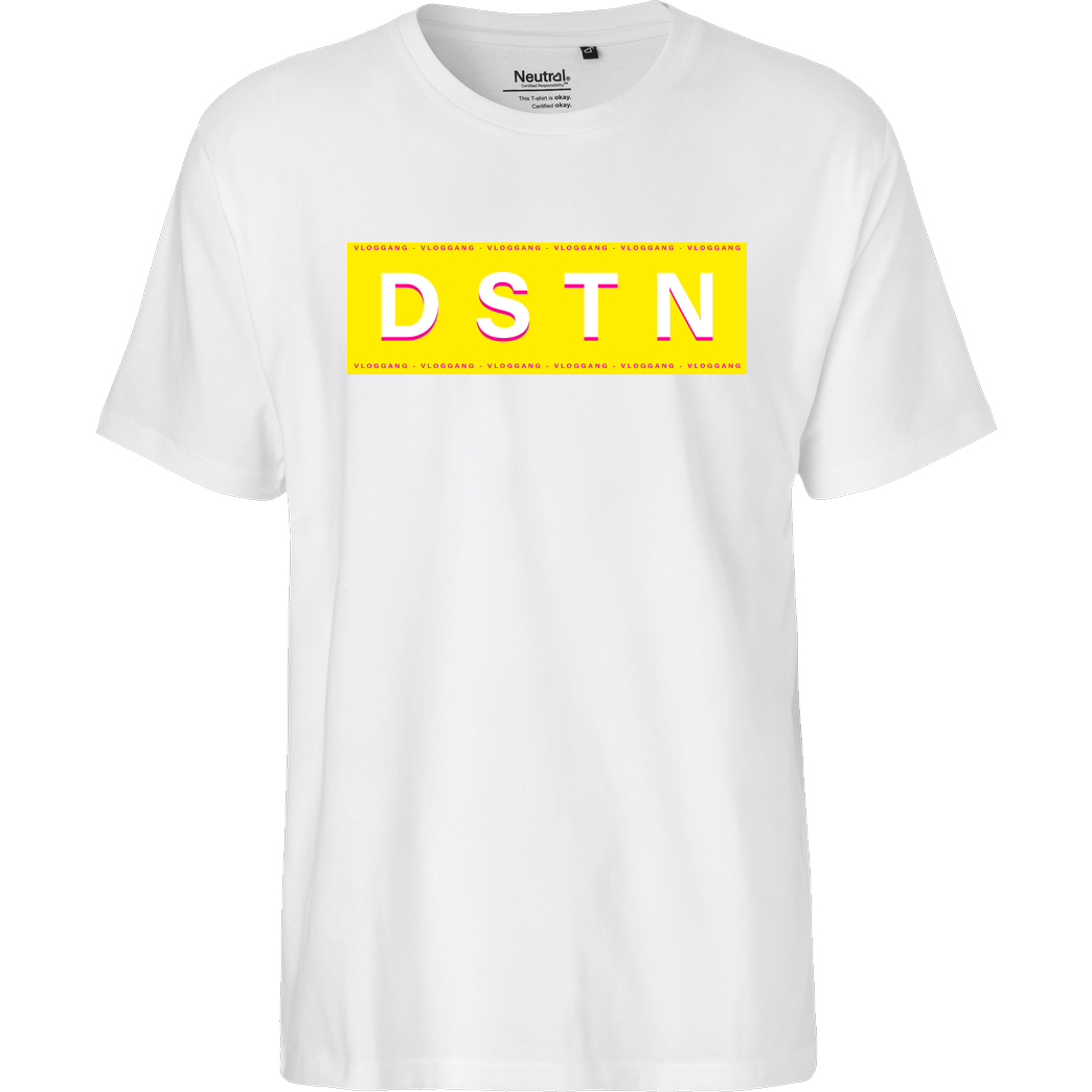 Dustin Dustin Naujokat - DSTN T-Shirt Fairtrade T-Shirt - white