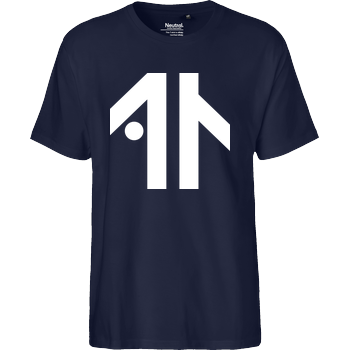 Dustin Naujokat - Logo Fairtrade T-Shirt - navy