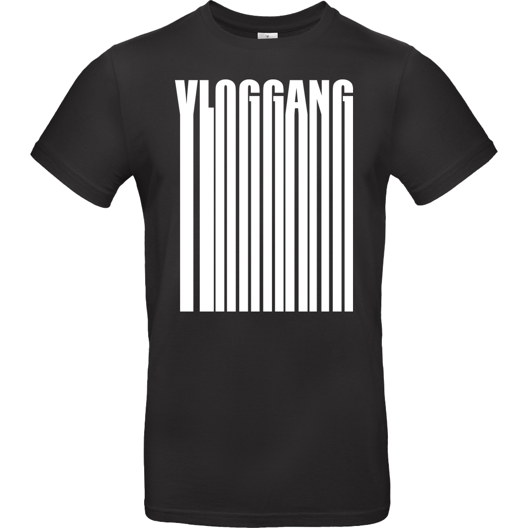 Dustin Dustin Naujokat - VlogGang Barcode T-Shirt B&C EXACT 190 - Black