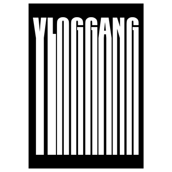 Dustin Naujokat - VlogGang Barcode Art Print black