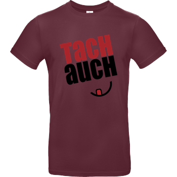 Ehrliches Essen - Tachauch schwarz B&C EXACT 190 - Burgundy