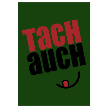 Ehrliches Essen - Tachauch schwarz Art Print green