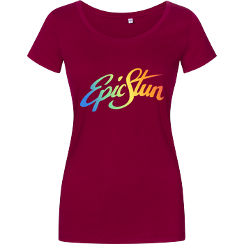 EpicStun - Color Logo Girlshirt berry