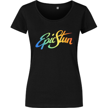 EpicStun - Color Logo Girlshirt schwarz