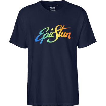 EpicStun - Color Logo Fairtrade T-Shirt - navy