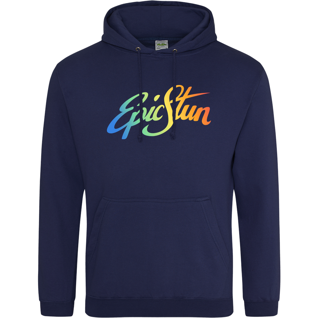 EpicStun EpicStun - Color Logo Sweatshirt JH Hoodie - Navy