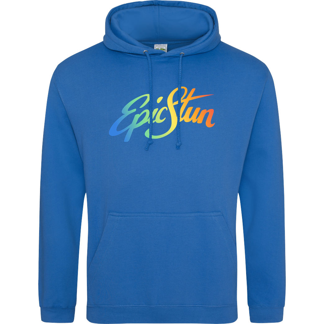 EpicStun EpicStun - Color Logo Sweatshirt JH Hoodie - Sapphire Blue