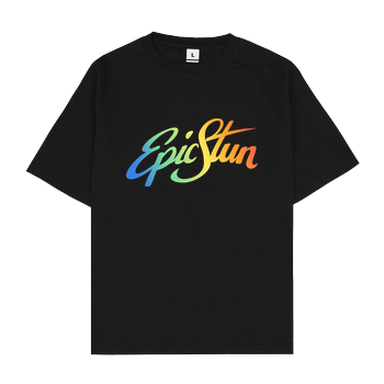 EpicStun - Color Logo Oversize T-Shirt - Black