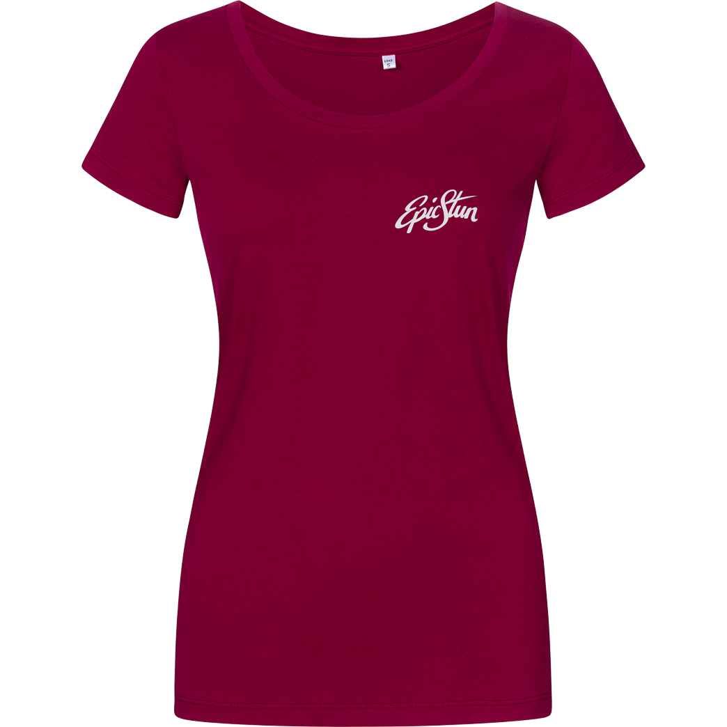 EpicStun EpicStun - Embroidered Logo T-Shirt Girlshirt berry
